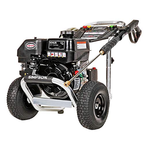 Simpson Cleaning ALH3225 Aluminum Gas Pressure Washer Powered by Kohler HS265 3200 PSI at 2.5 GPM