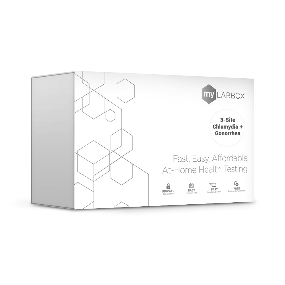 myLAB Box 3-Site Chlamydia and Gonorrhea At-Home Kit