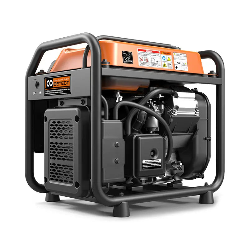 GENMAX GM3500Xi 30 Amp 3200W/3500W Recoil Start Gas Open Frame Inverter Generator with CO Detect New