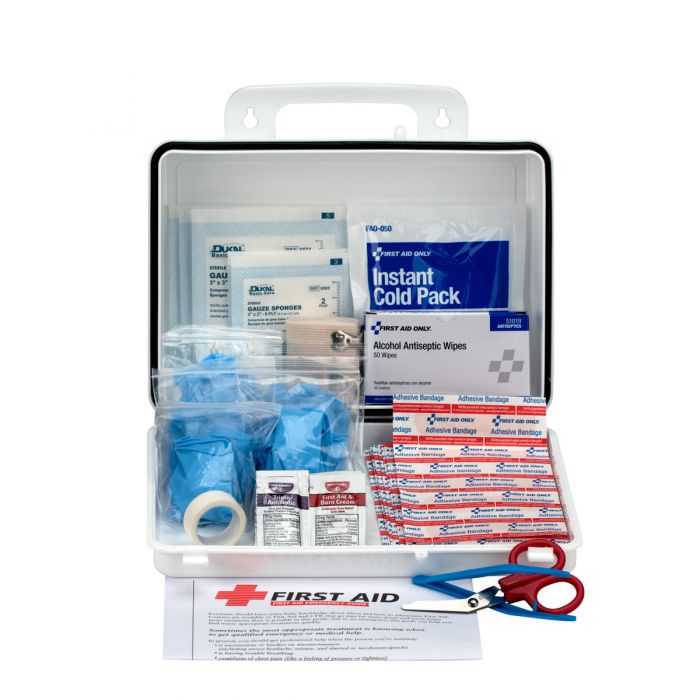 First Aid Only 25 Person Office First Aid Kit, 131 Pieces, Plastic Case (Case of 7)