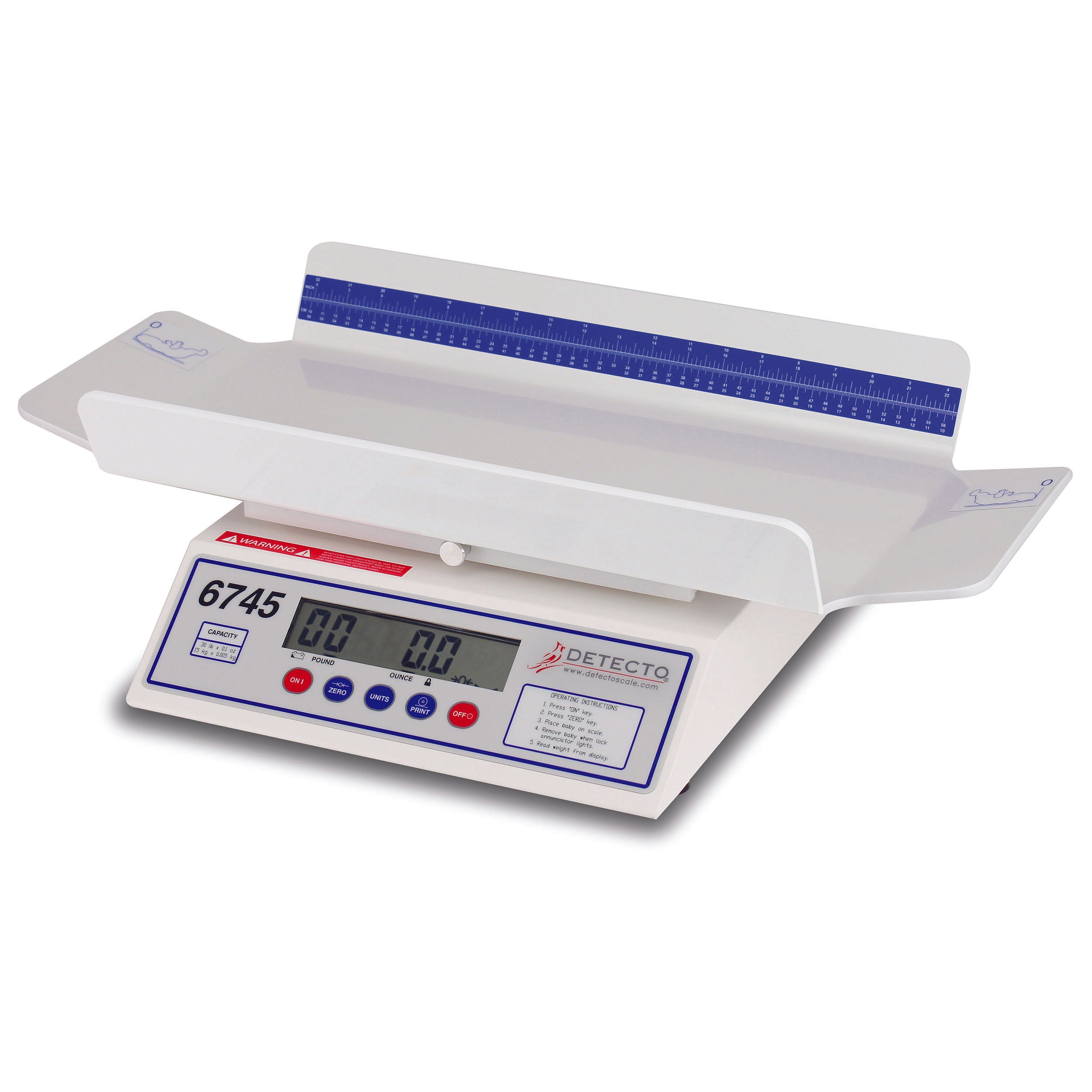 Detecto 6745 Digital Baby Scale