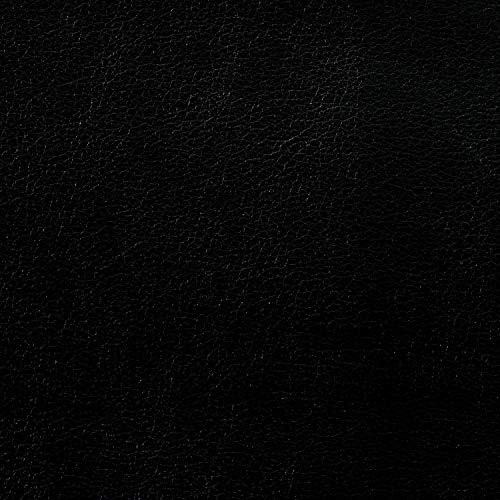 Lexicon Dani 3-Piece Faux Leather Tufted Sectional Sofa with Right Chaise and Ottoman, Black