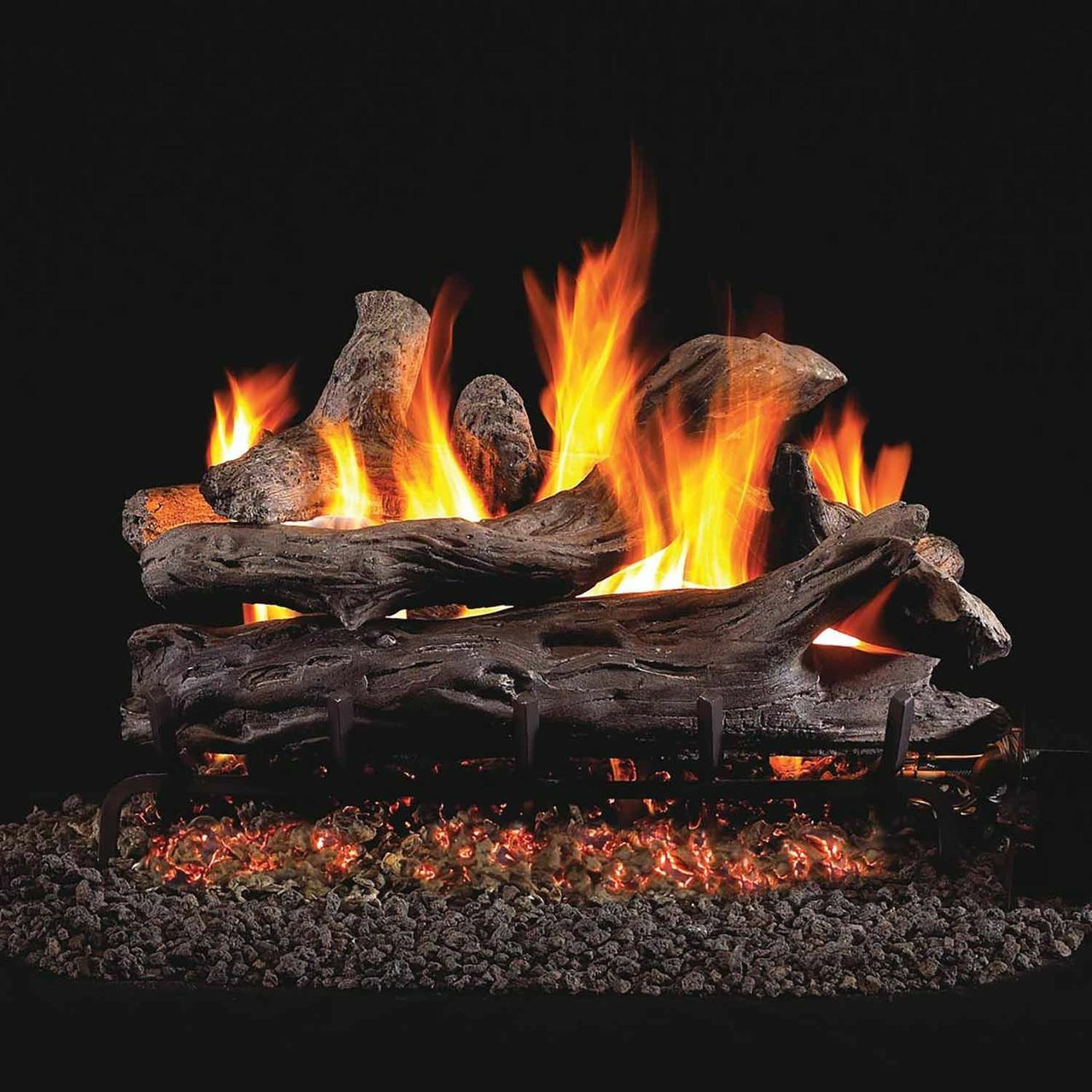 Real Fyre 24 Inch Coastal Driftwood See-Thru Log Set
