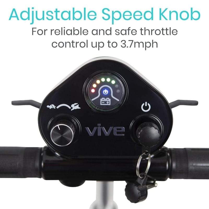 Vive Health MOB1030SLB Lithium Automatic Folding Mobility Scooter New