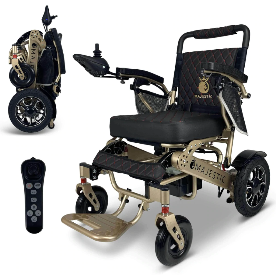 ComfyGO Majestic IQ-7000-AF Remote Control Automatic Folding Electric Wheelchair New