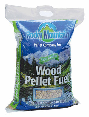 Rocky Mountain Wood Pellet Fuel Btu - 40 Lb. Bag