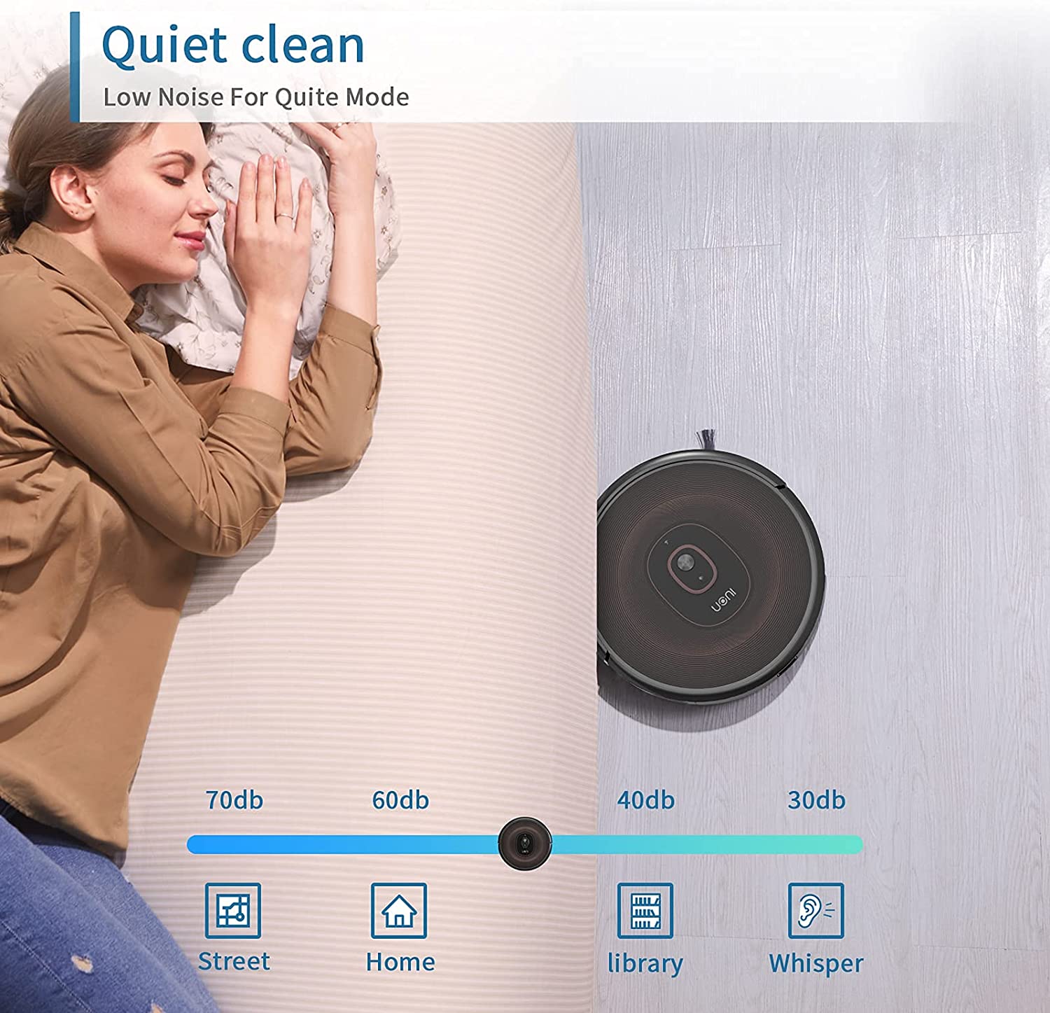 Uoni S1 Robot Vacuum Cleaner New