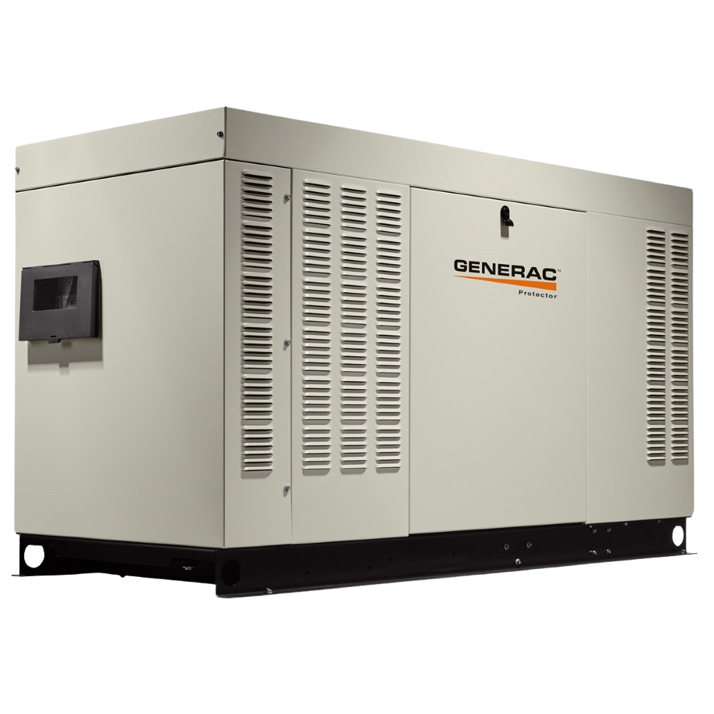 Generac Protector RG06024ANAX 60kW Liquid Cooled 1 Phase 120/240V Standby Generator Natural Gas New