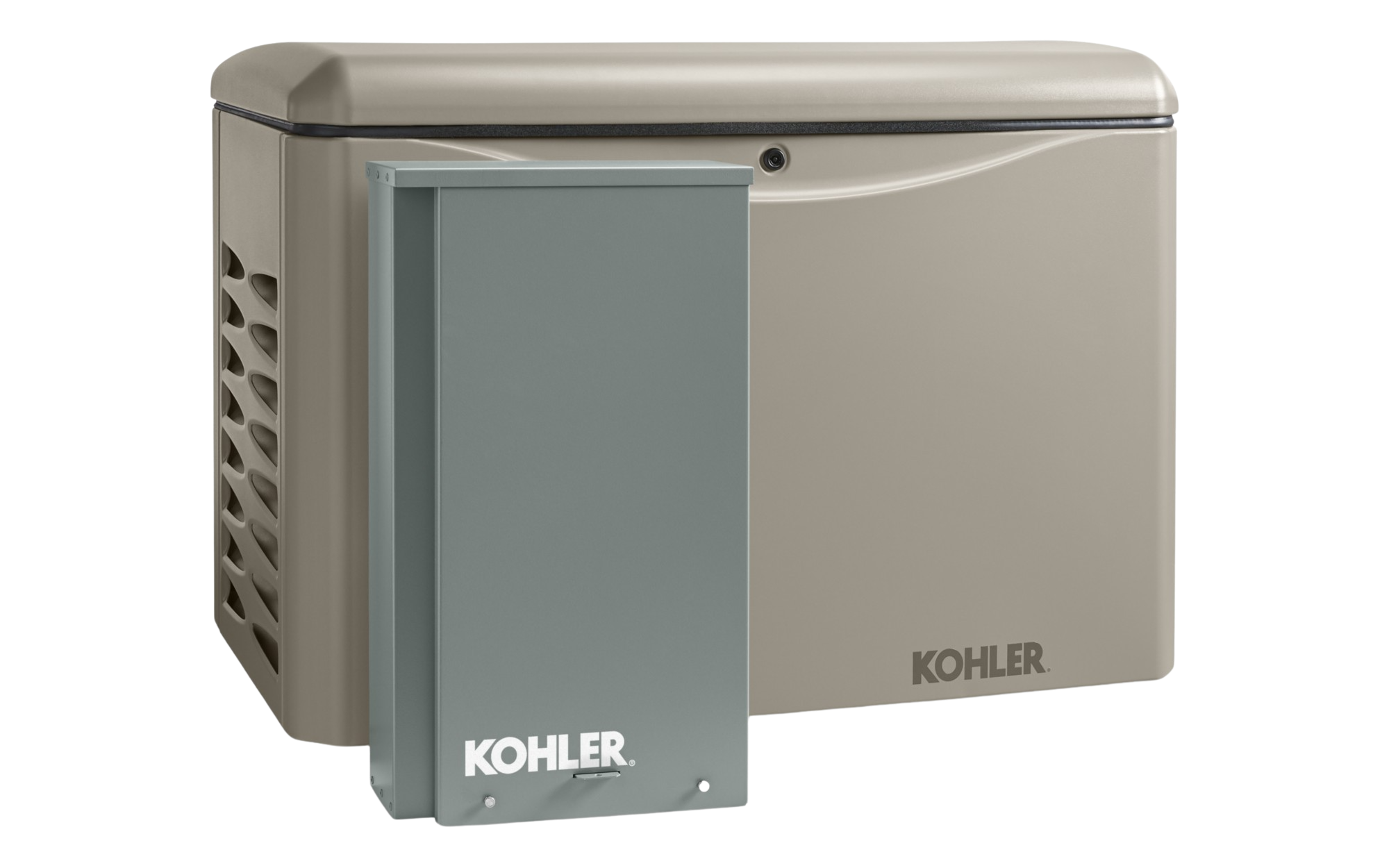Kohler 20RCAL-200SELS 20KW Standby Generator Air Cooled with 200 Amp Automatic Transfer Switch and OnCue Plus Switch New