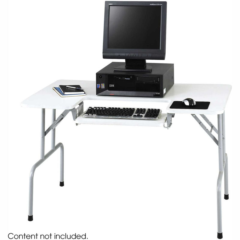 Safco® Products 1935GR Folding Computer Table