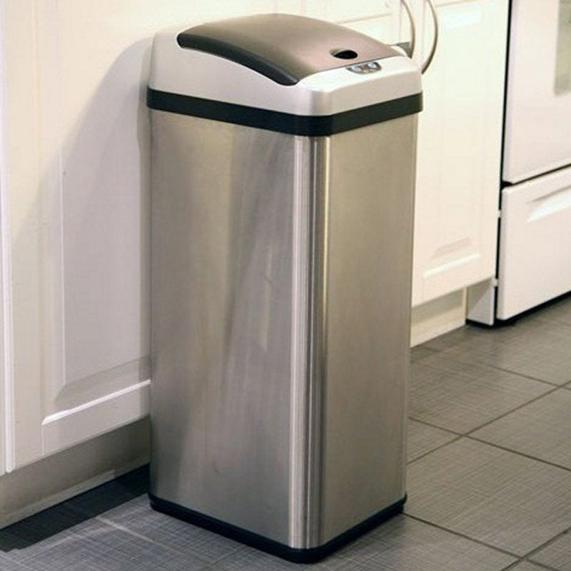 iTouchless IT13RX Trashcan RX Stainless Steel 13 gal. Trash Can Item # HN-ITH005