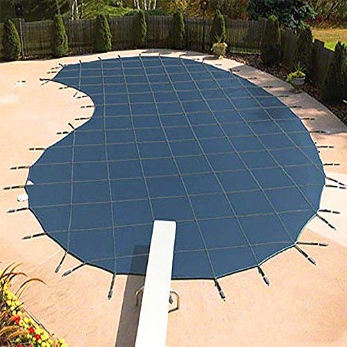 YARD GUARD Deck Lock 20 x 40 Foot Rectangle Mesh Swimming Pool Safety Cover