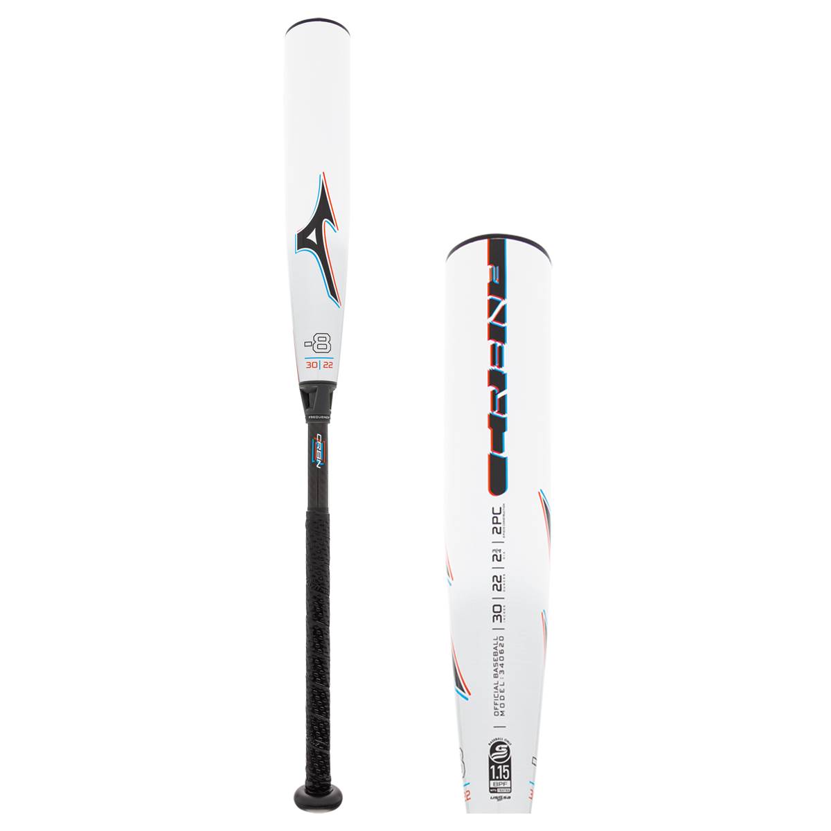 2022 Mizuno CRBN2 -8 USSSA Baseball Bat: B22-CRBN28