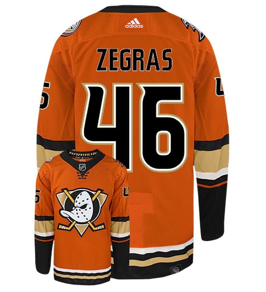 Men Anaheim Ducks Trevor Zegras #46 NHL Jersey