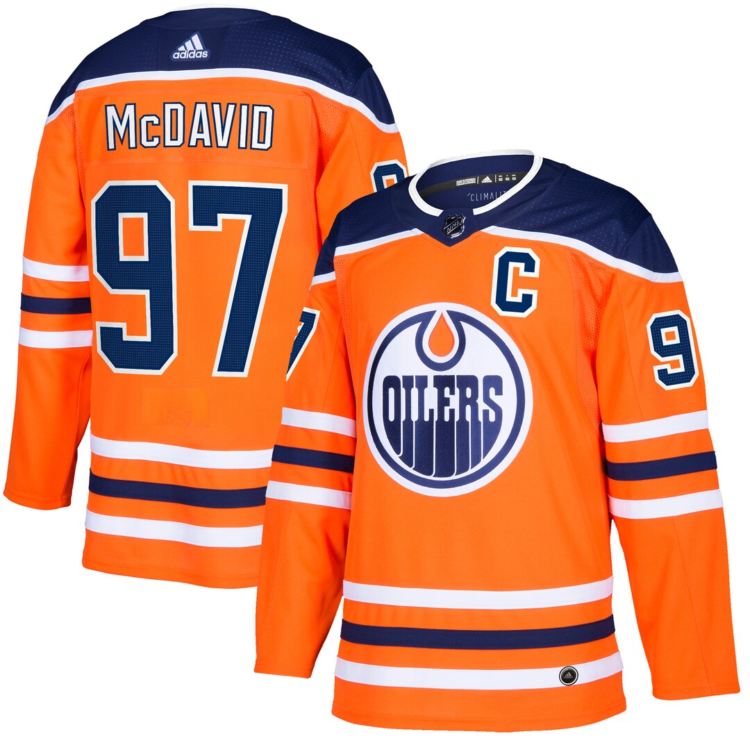 Men Edmonton Oilers Connor McDavid #97 NHL Jersey