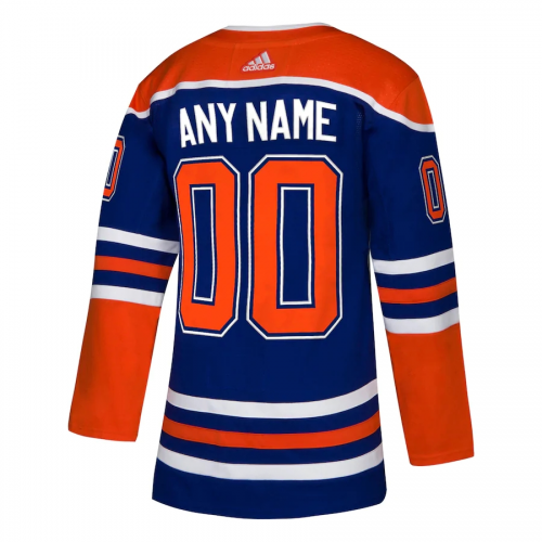 Men Edmonton Oilers Custom NHL Jersey