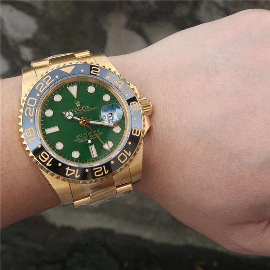 GMT-Master II Gold Green 40mm
