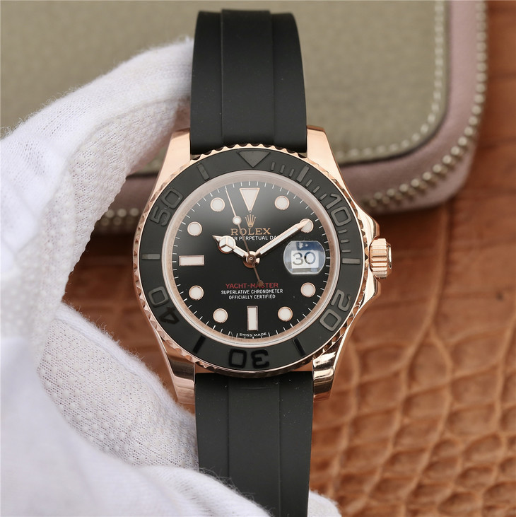 Yacht-Master Rose Gold Black Ceramic Bezel 40mm