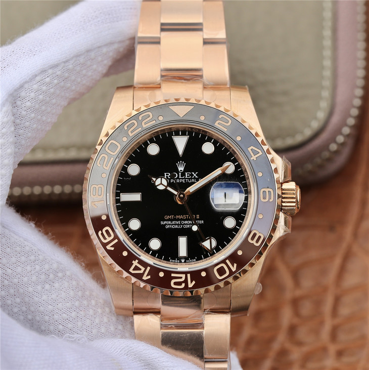 GMT-Master II Root Beer Rose Gold 40mm