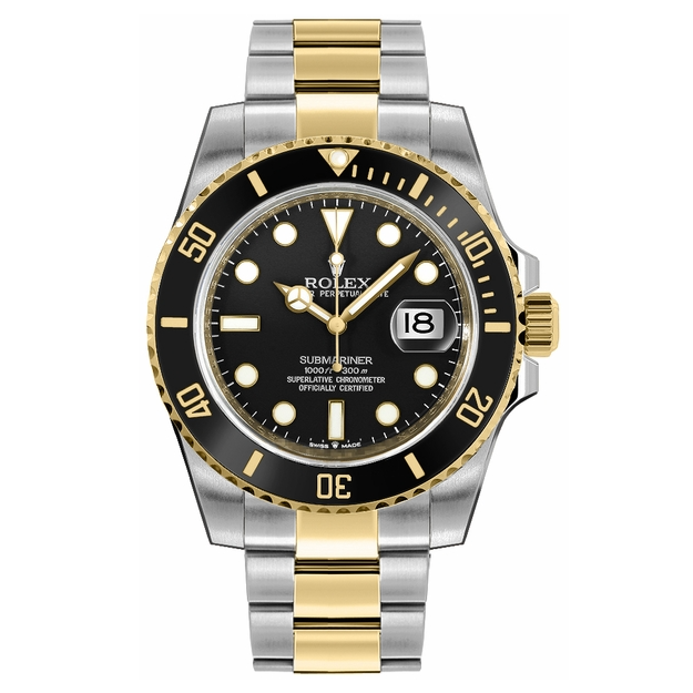 Submariner Date Two Tone Oyster Bracelet 41mm