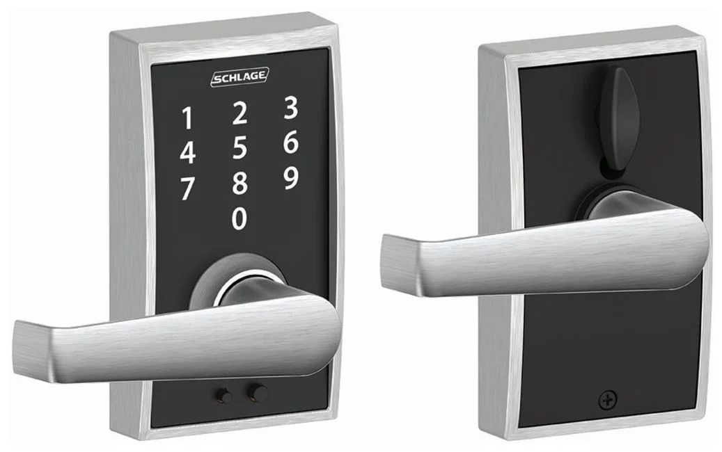 Schlage Fe695-Cen-Ela Century Touch Entry Leverset - Chrome
