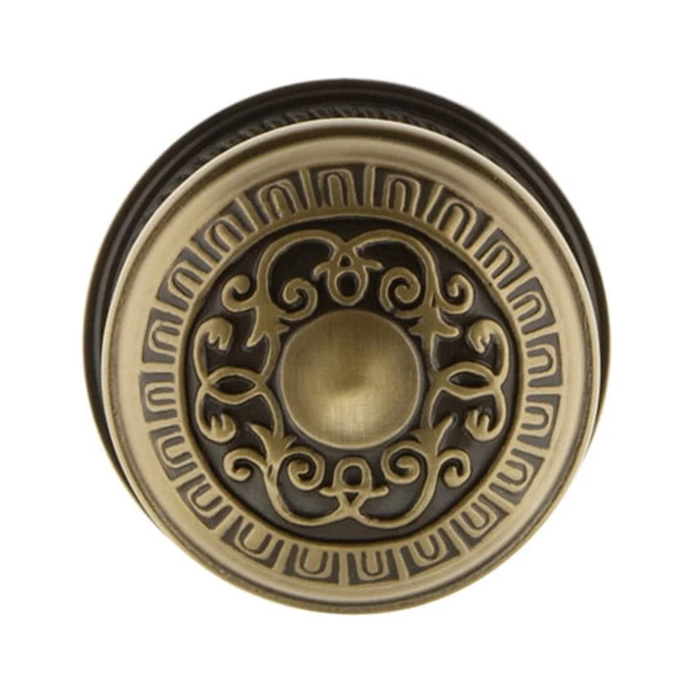 Nostalgic Warehouse Ropead_Psg_238_Nk Egg And Dart Solid Brass Passage Door Knob Set -