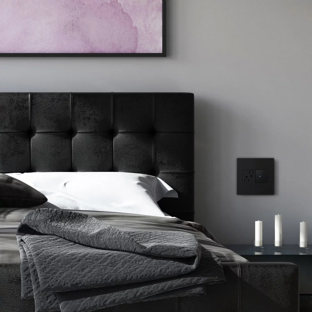 Legrand Adth4fbl3p4 Adorne Touch 0-10 Volt Single Pole/3-Way Dimmer Switch Wall Control -