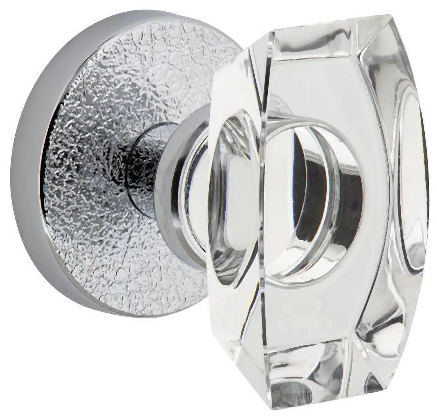 Viaggio Clomltsta_Dd Motivo Solid Brass Non-Turning Two-Sided Dummy Door Knob Set - Chrome