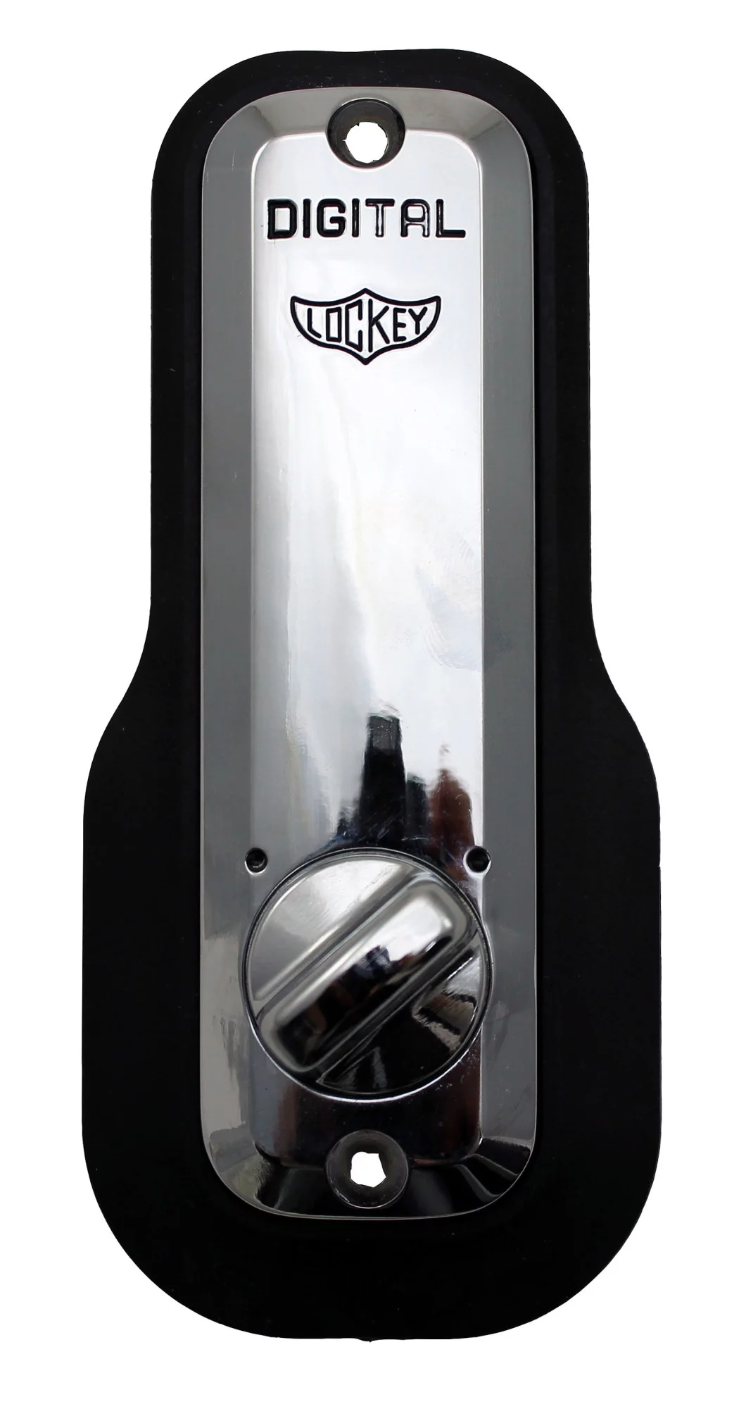 Lockey M-210-BC-EZ Mechanical Keyless Deadbolt Ez Mount Plate Lock - Bright Chrome