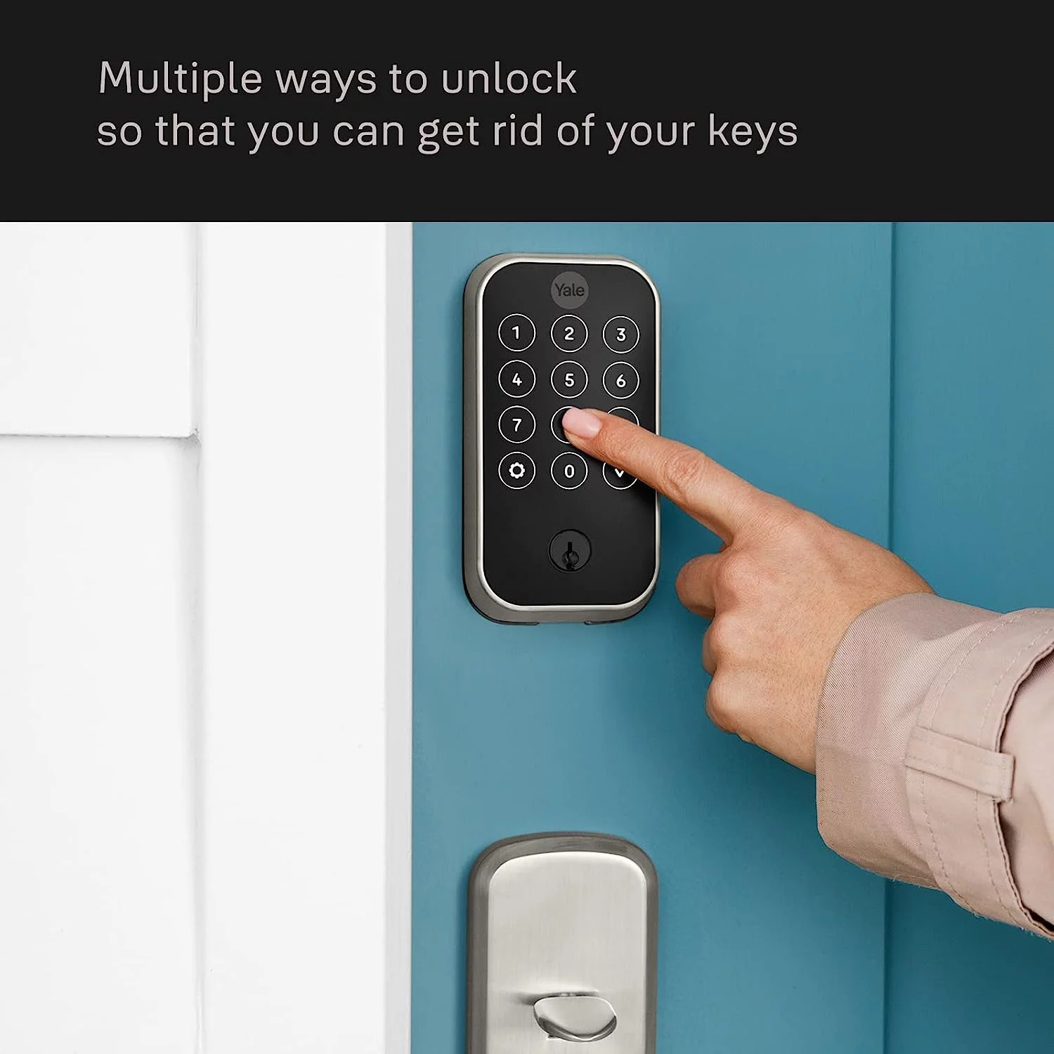 RUO Assure Lock 2 - Keyless Entry Door Lock (No Wi-Fi) - Unlock with Your Entry Code and Create Adjustable Codes for Kids, Friends and Service People to use - Black