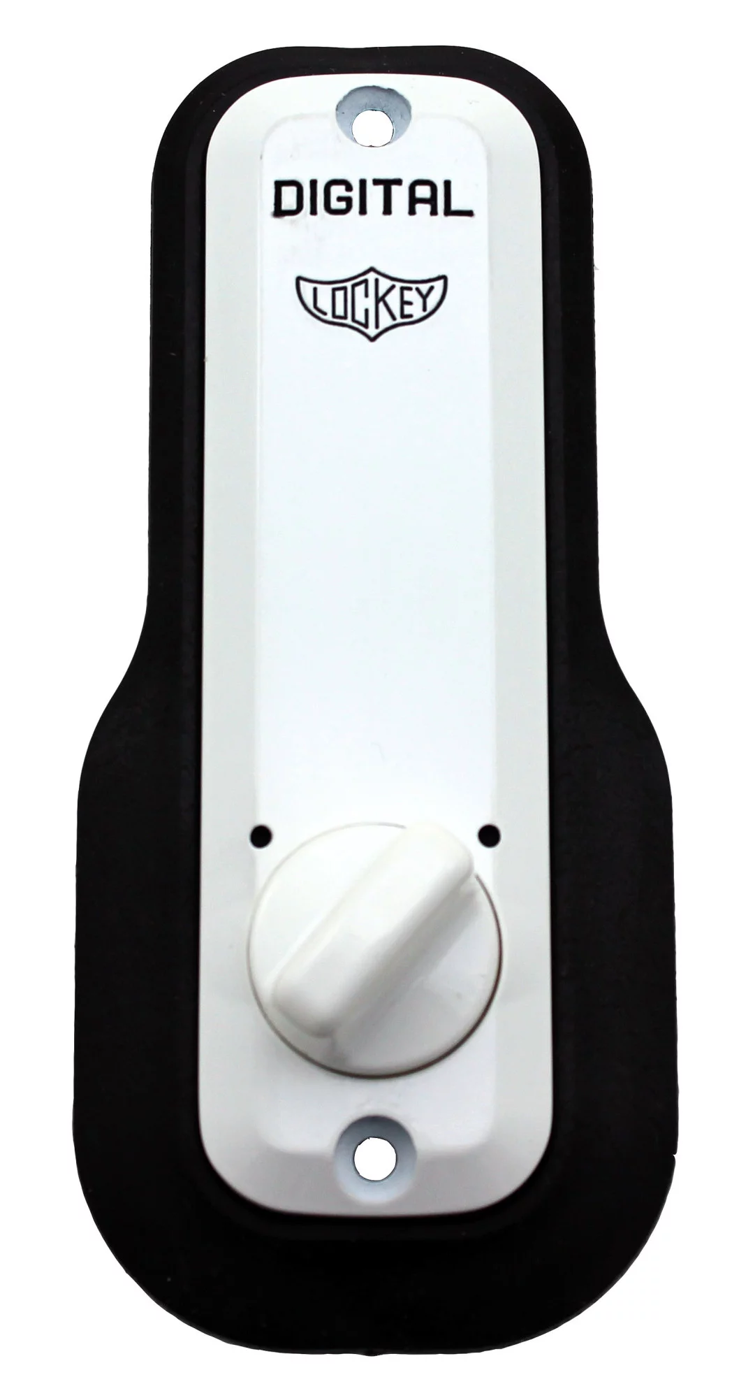 Lockey M-210-BC-EZ Mechanical Keyless Deadbolt Ez Mount Plate Lock - Bright Chrome