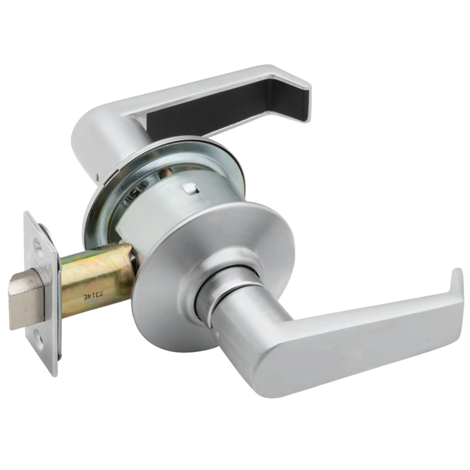 Schlage A10S LEV 626 Grade 2 Passage Cylindrical Lock Levon Lever Non-Keyed Satin Chrome Finish Non-handed