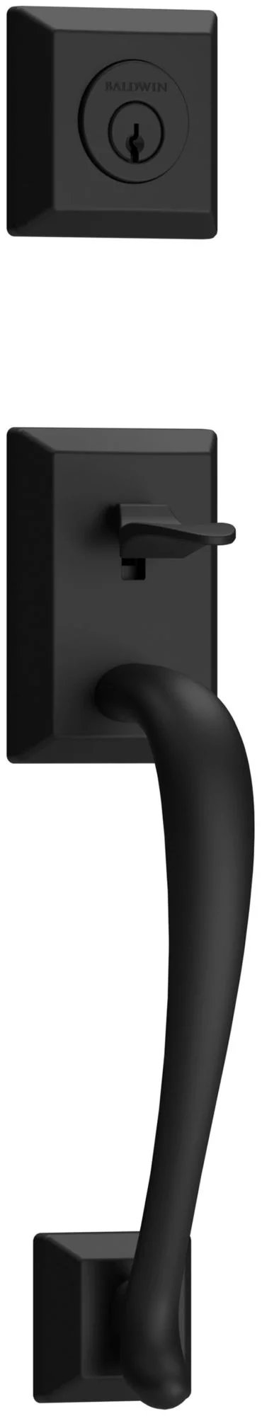 Baldwin Sc.Napxfed.R.Tsr Napa Sectional Single Cylinder Keyed Entry Handleset - Black