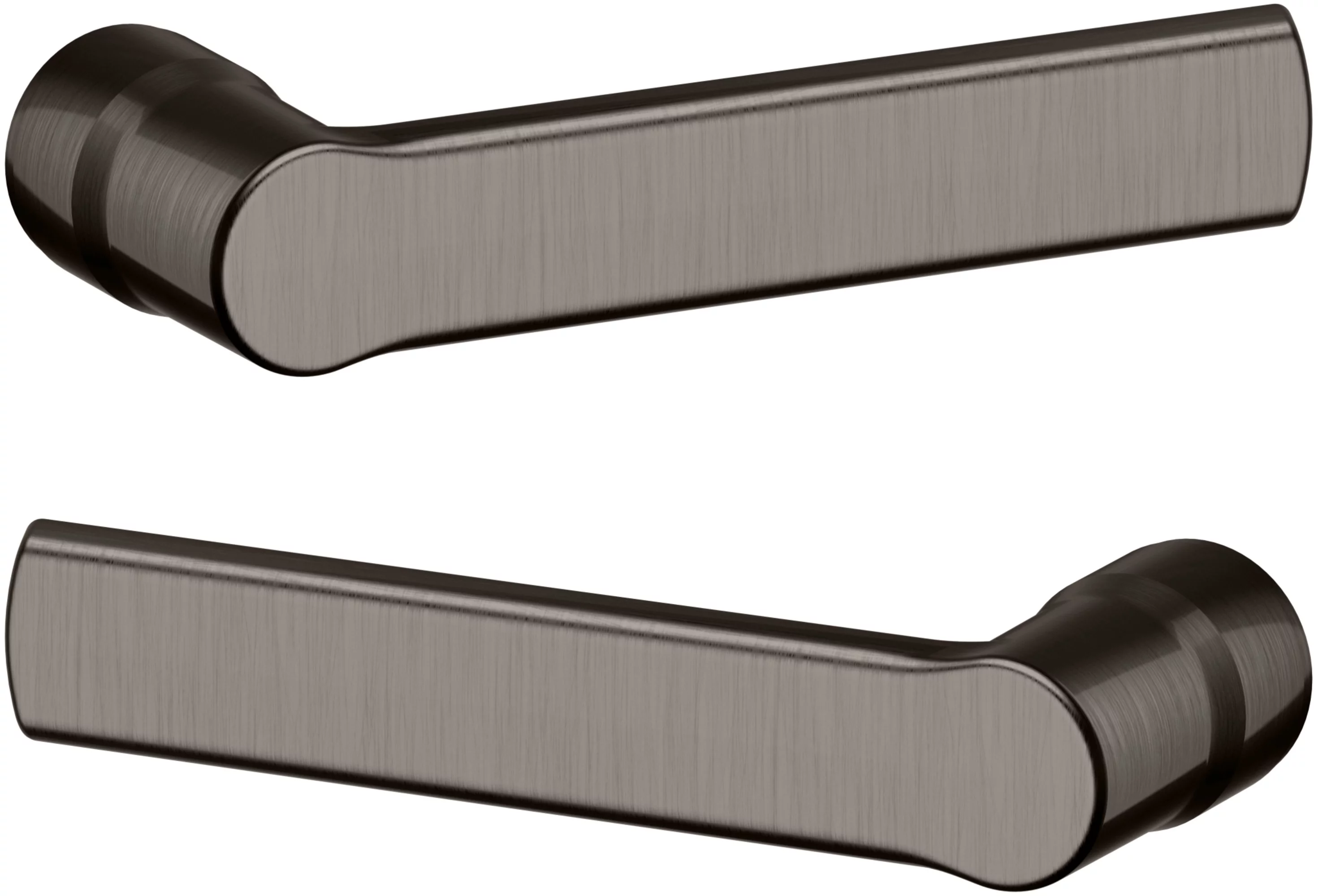 Baldwin 5485V050MR Lever X Less Rose, Lifetime Satin Nickel