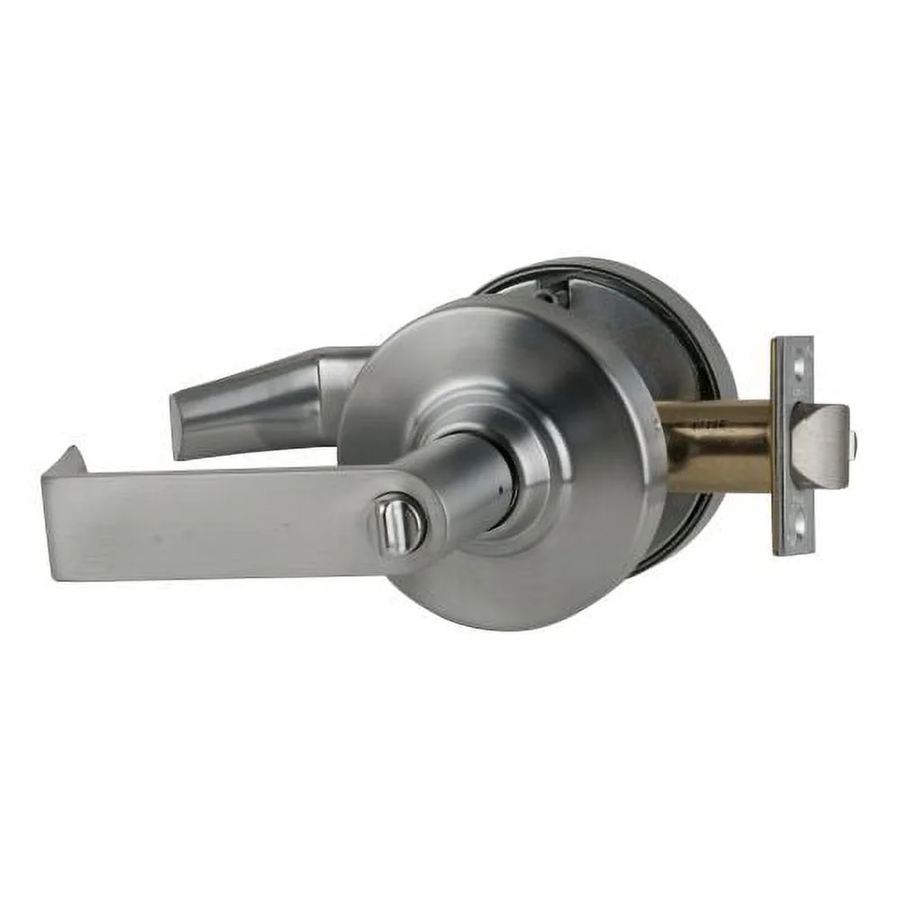 Schlage ND92PD-RHO Satin Chrome Rhodes Heavy Duty Entrance with Vandlgard Door Lever Set