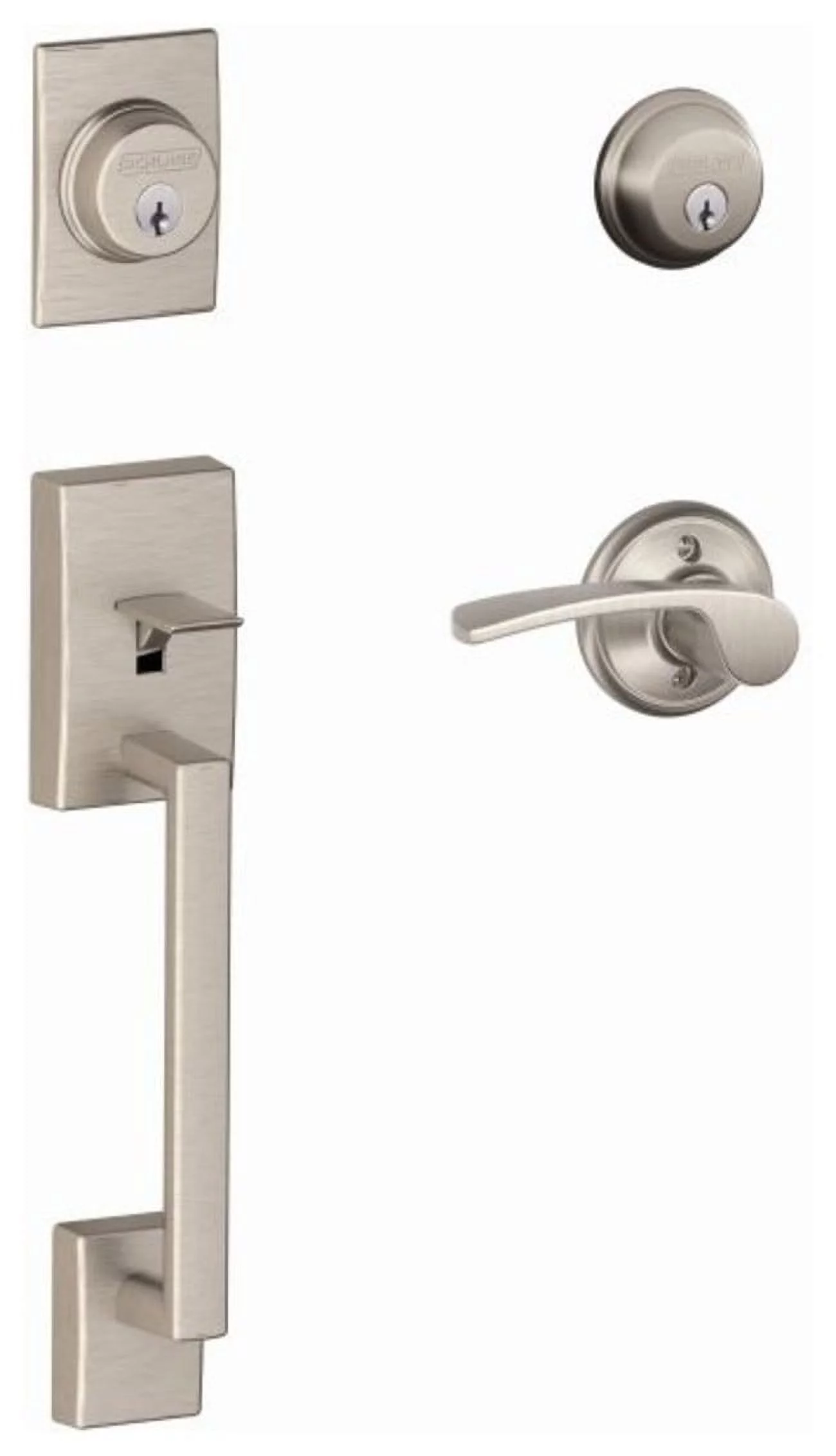 Schlage F62-Cen-Mer-Rh Century Right Handed Sectional Double Cylinder Keyed Entry