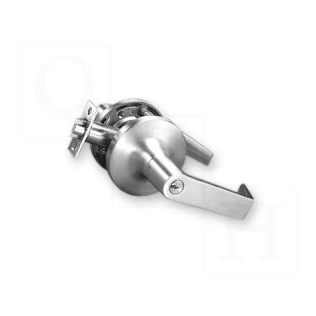 2.75 in. Backset Commercial Privacy Augusta Lever Grade 1 Cylindrical Lock, Satin Chrome