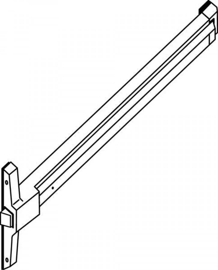 Yale Surface Vertical Rod,Standard Duty 2110-SB
