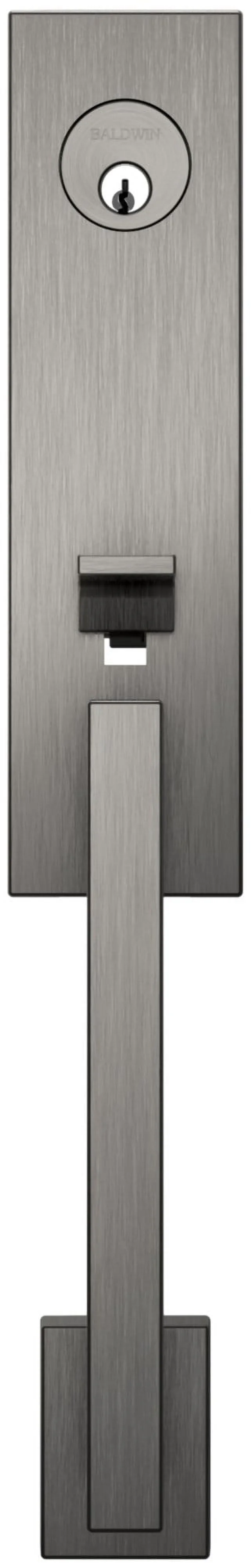 Baldwin 85391260RENT Minneapolis 0.75 in. Right Hand Single Cylinder Entry Tubular Handleset with 5162 Lever - Bright Chrome