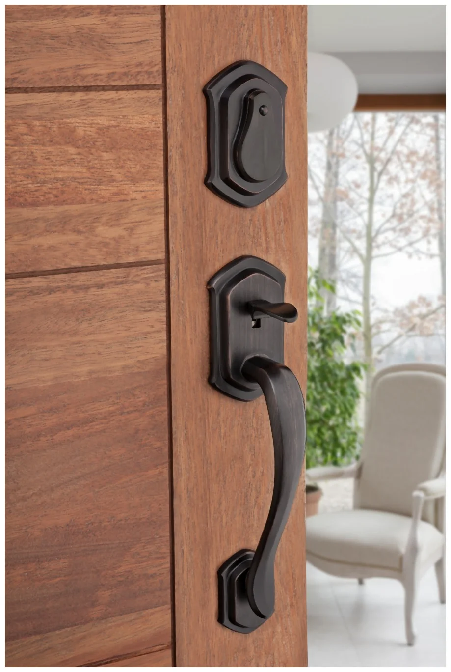 180MDHxMDL ARB 11P SMT RCAL RCS CP Medina Handleset with Madrina - Venetian Bronze