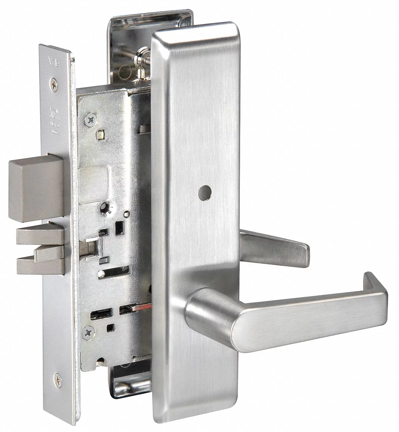 Yale Lever Lockset,Mechanical,Privacy,Grade 1 AUCN8802FL x 626