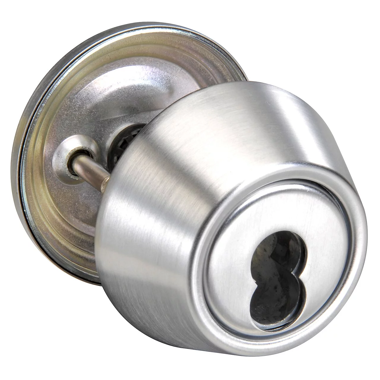 Yale D222 626 Double Cylinder Deadbolt Grade 2 2-3/4 Backset 2-1/4 x 1 Face Satin Chrome