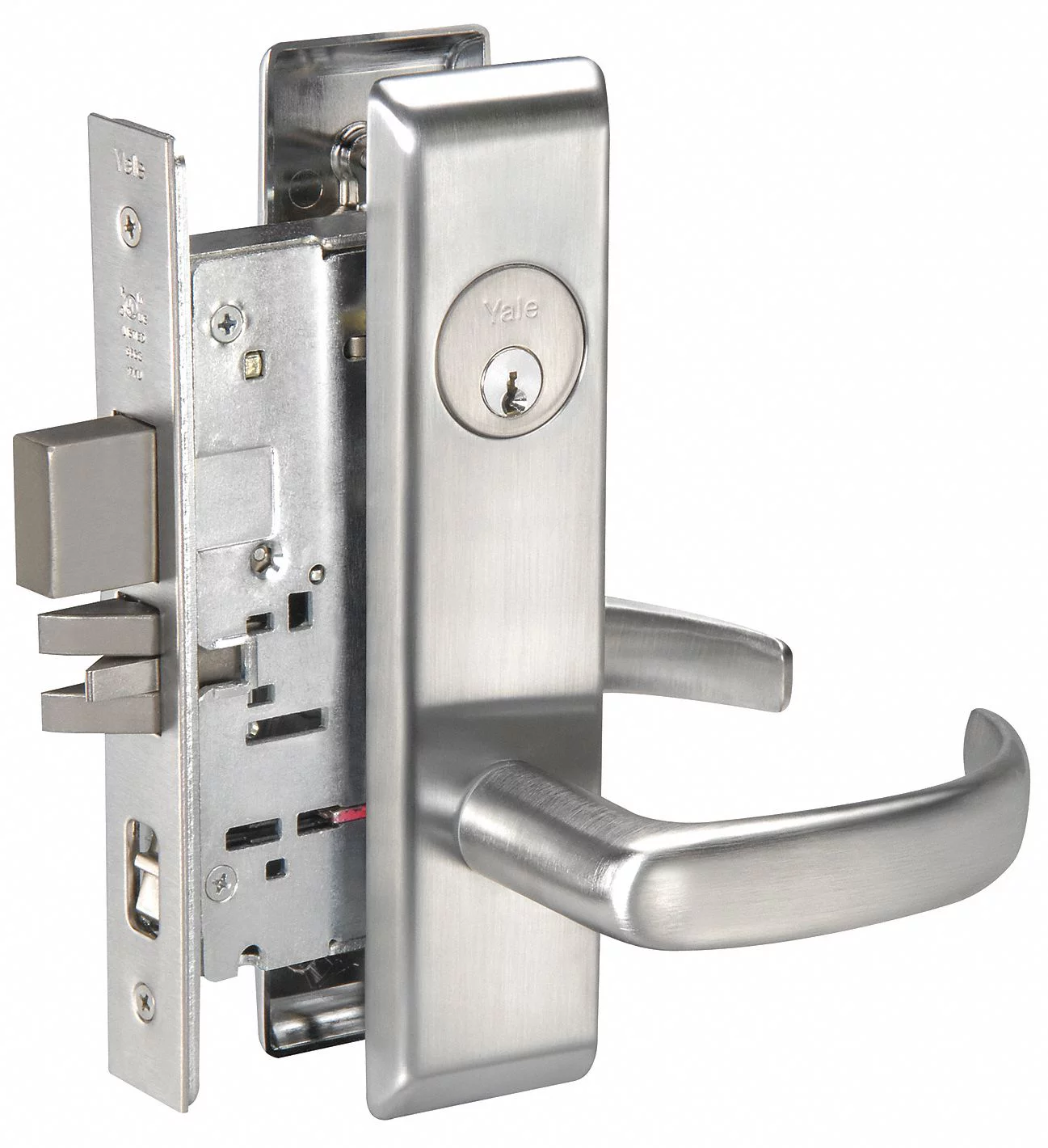 Yale Lever Lockset,Mechanical,Entrance PBCN8867-FLX626