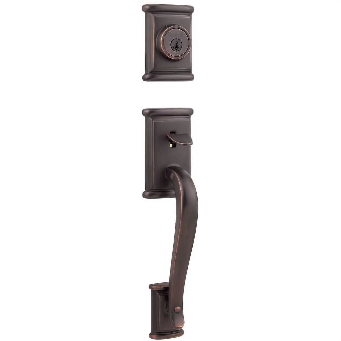 Kwikset Ashfield Handleset in Venetian Bronze