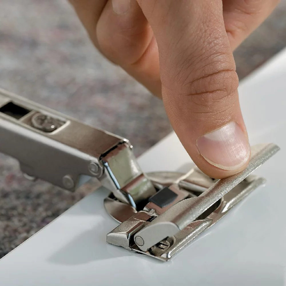 Blum 25-Pack 110 Degree Straight Arm Clip Top Blumotion Overlay INSERTA Soft Close Cabinet Hinge