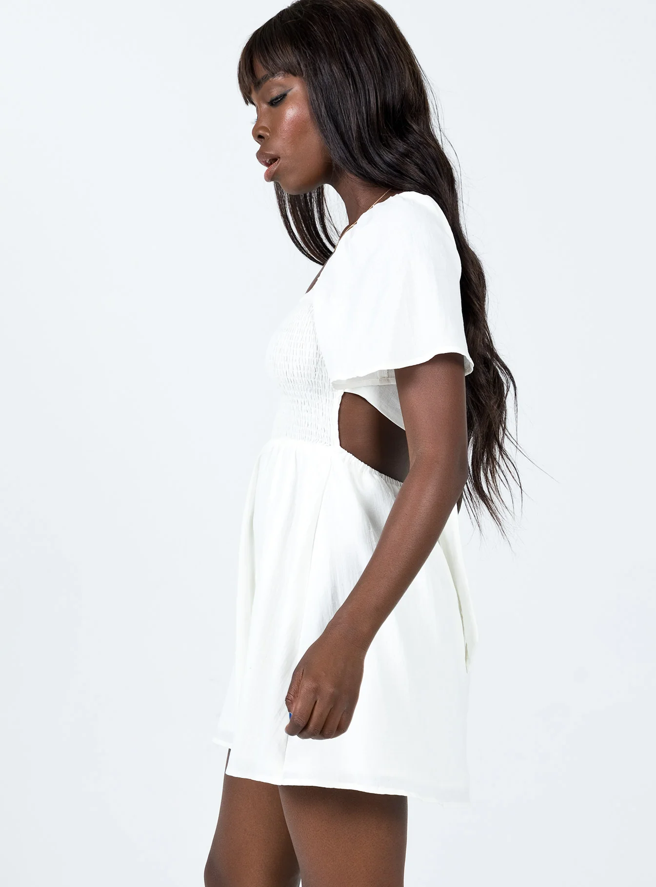 Summer Nights Mini Dress White