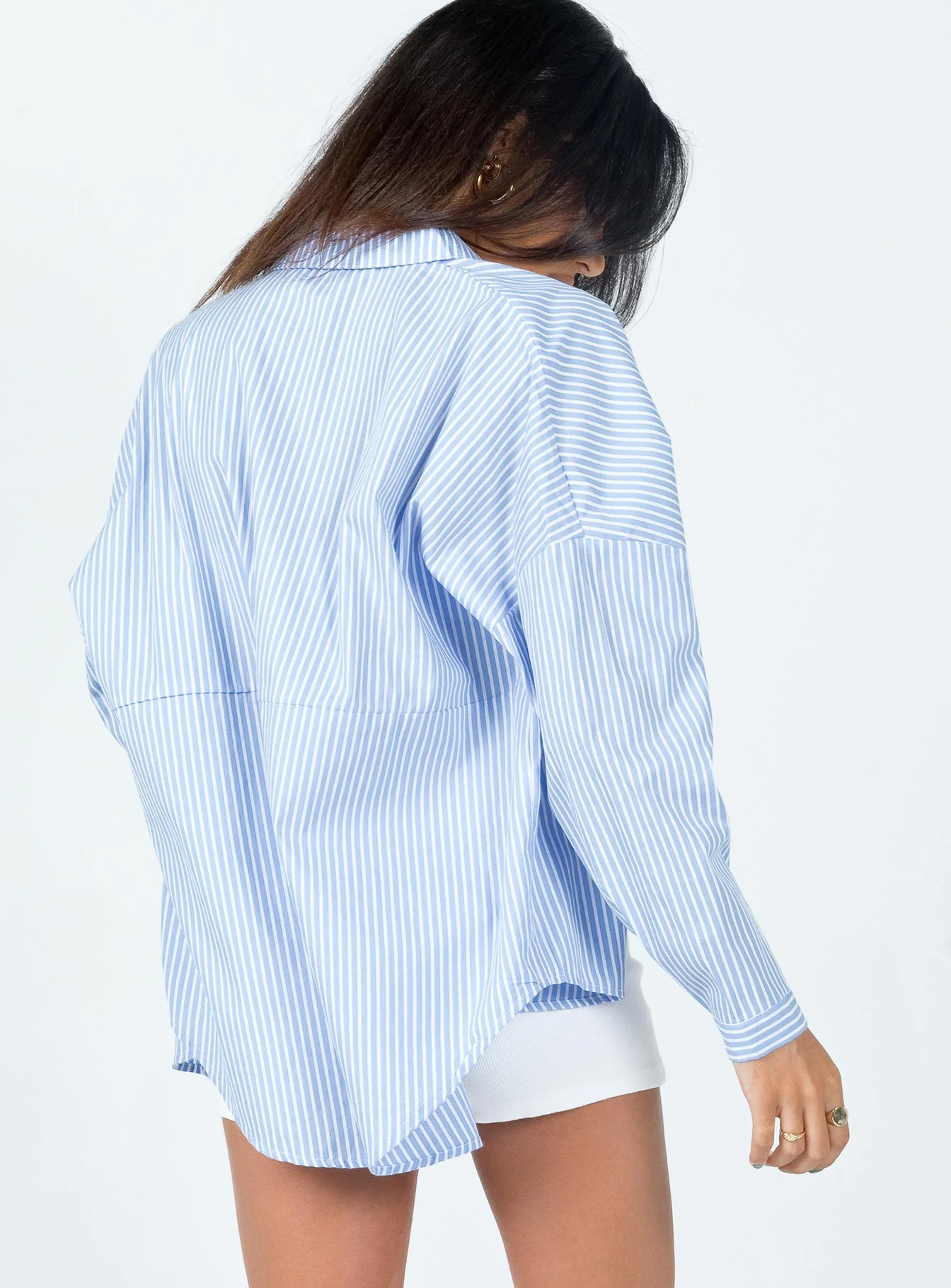 Elona Shirt Blue Stripe