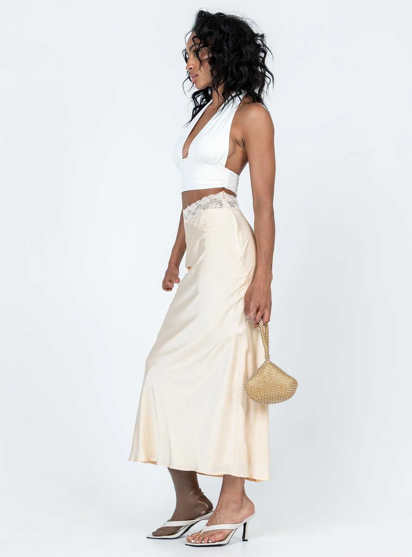 The Charmaine Maxi Skirt Cream