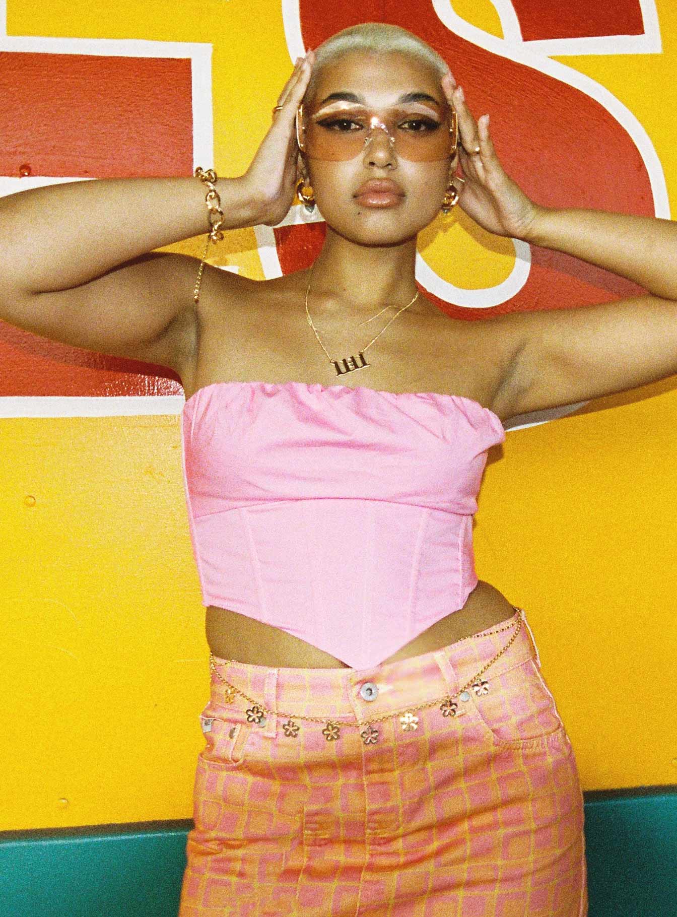 Bad Gal Bustier Pink