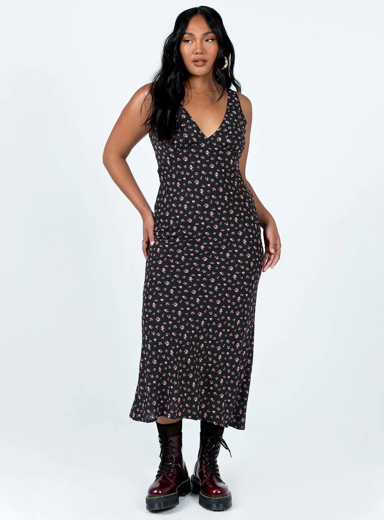 Sariah Midi Dress Black
